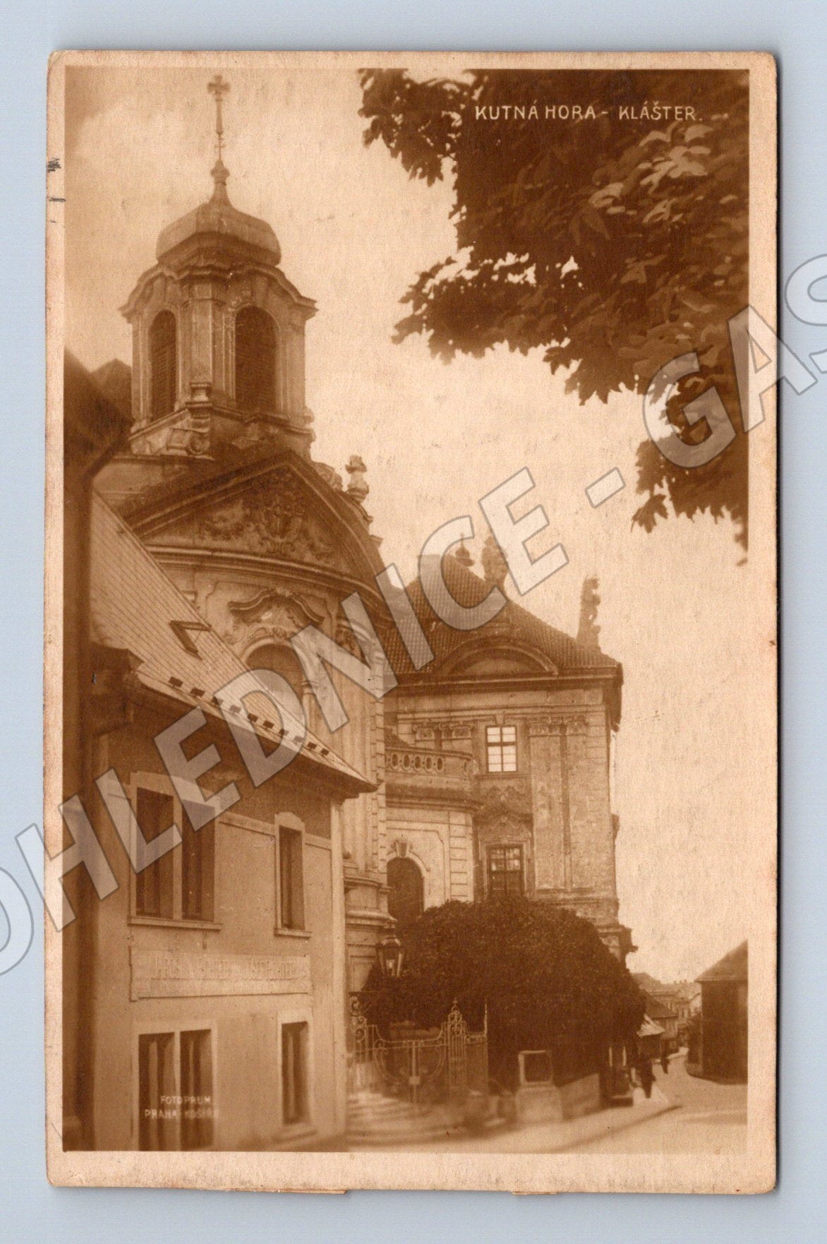 Pohlednice Kutná Hora klášter historická použitá (M12764)