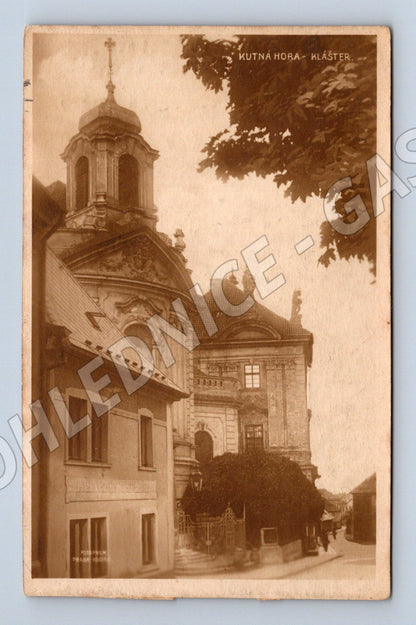 Pohlednice Kutná Hora klášter historická použitá (M12764)