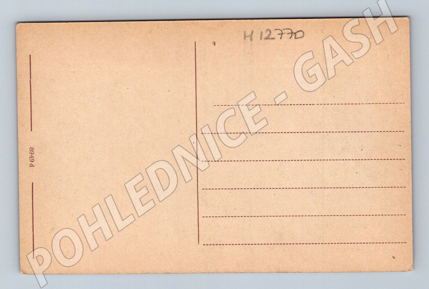 Pohlednice Lipník panoráma města černobílá do 1950 (M12770)