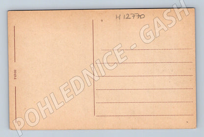 Pohlednice Lipník panoráma města černobílá do 1950 (M12770)