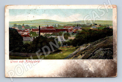 Pohlednice Königsfeld Gruss aus historická cca 1900 (M12778)