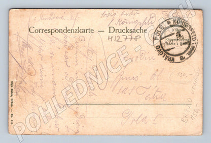 Pohlednice Königsfeld Gruss aus historická cca 1900 (M12778)