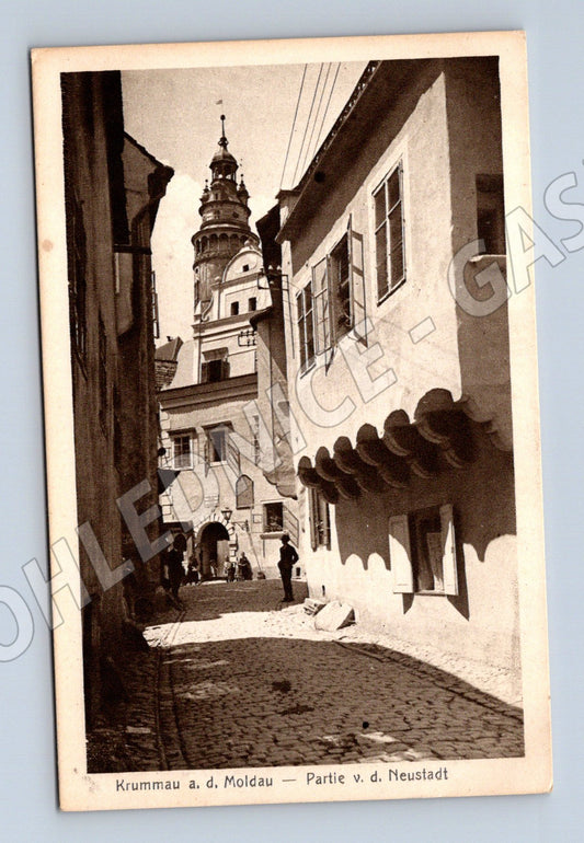 Pohlednice Český Krumlov historická J. Seidel 1916 (M12789)