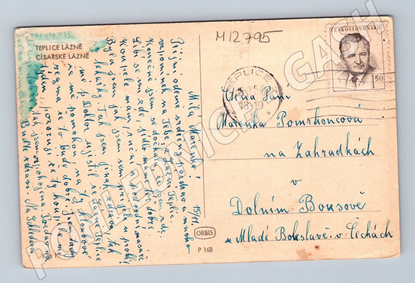 Pohlednice Teplice Lázně Císařské lázně (M12795)