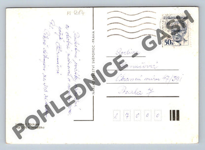Pohlednice E. Plicková kresba (M1284)