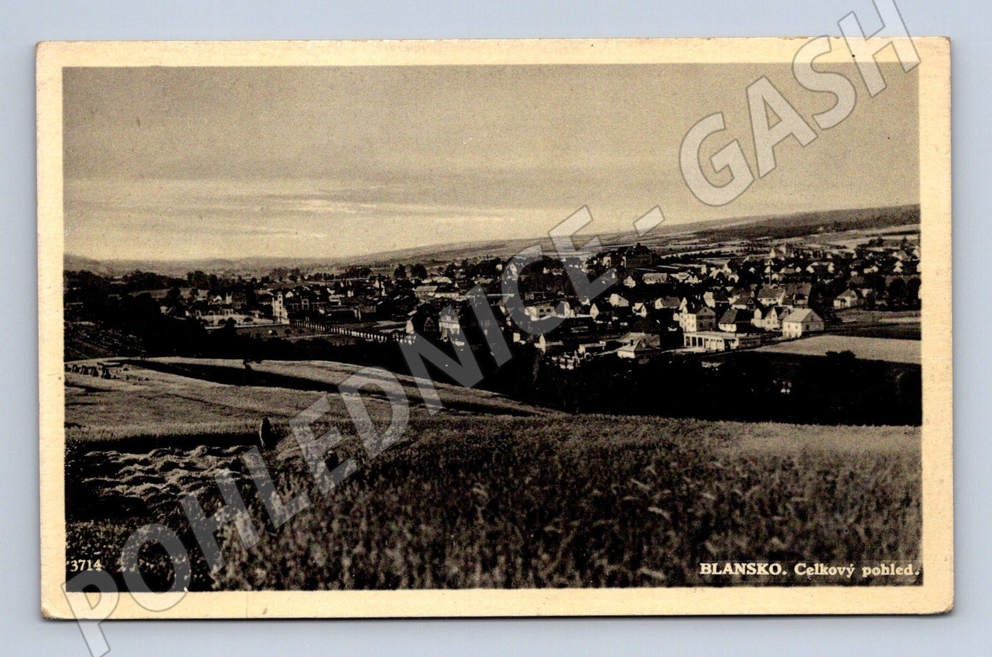 Pohlednice Blansko celkový pohled (M12841)