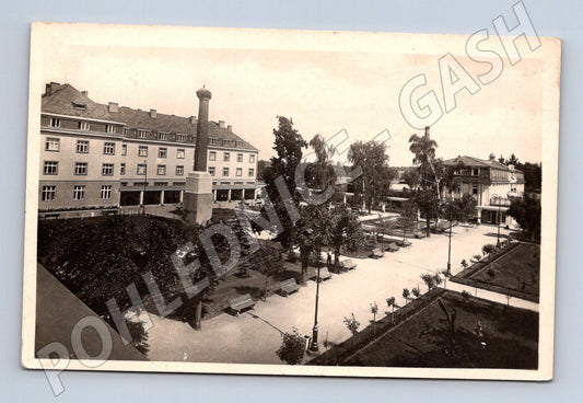 Pohlednice Lázně Bohdaneč černobíle (M12843)