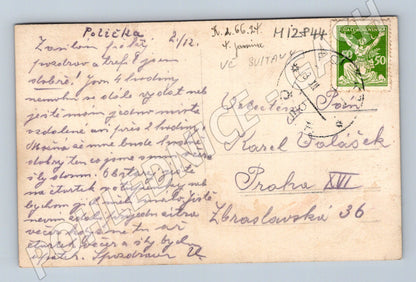 Pohlednice Polička centrum do 1950 (M12844)