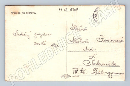 Pohlednice Hranice na Moravě historická (M12848)