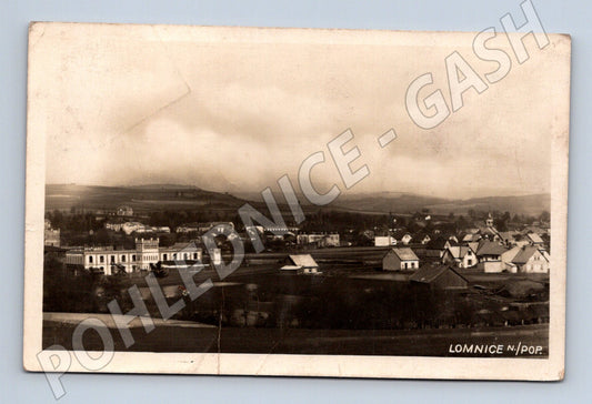 Pohlednice Lomnice nad Popelkou stará malý formát do 1950 (M12849)