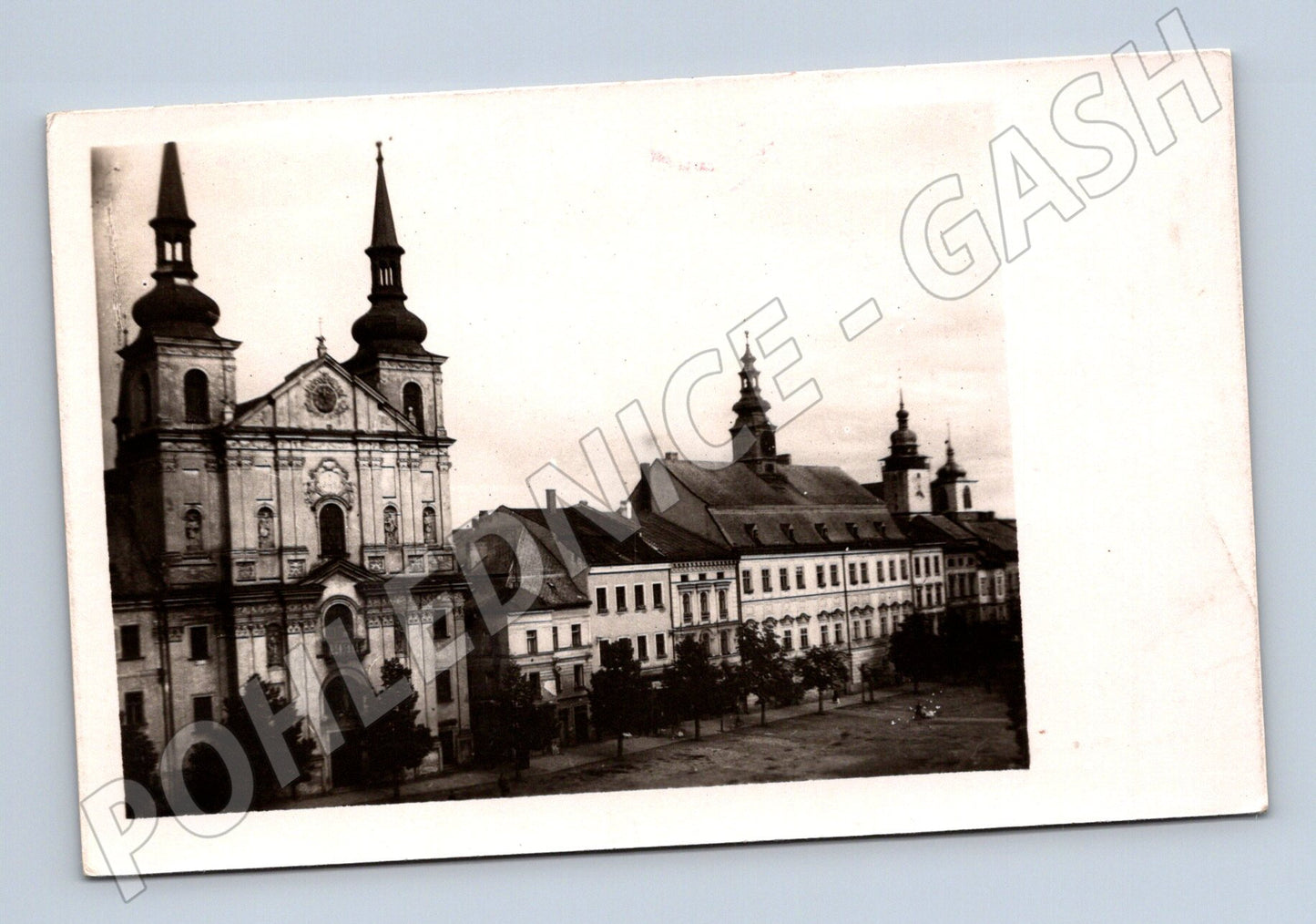 Pohlednice Jihlava náměstí historická zaslaná Československo (M12856)