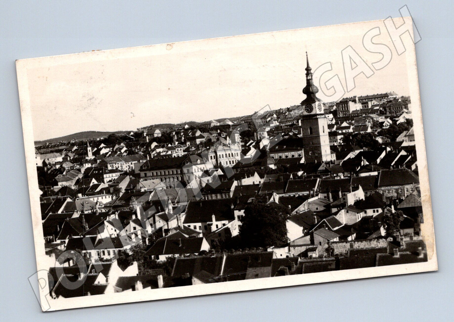 Pohlednice Třebíč kostel sv. Martina historická malý formát (M12858)