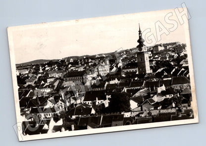 Pohlednice Třebíč kostel sv. Martina historická malý formát (M12858)