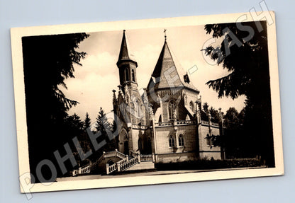 Pohlednice Třeboň Schwarzenberská hrobka historická (M12860)