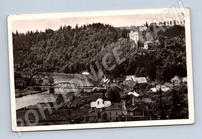 Pohlednice Český Šternberk hrad historická 1964 (M12864)
