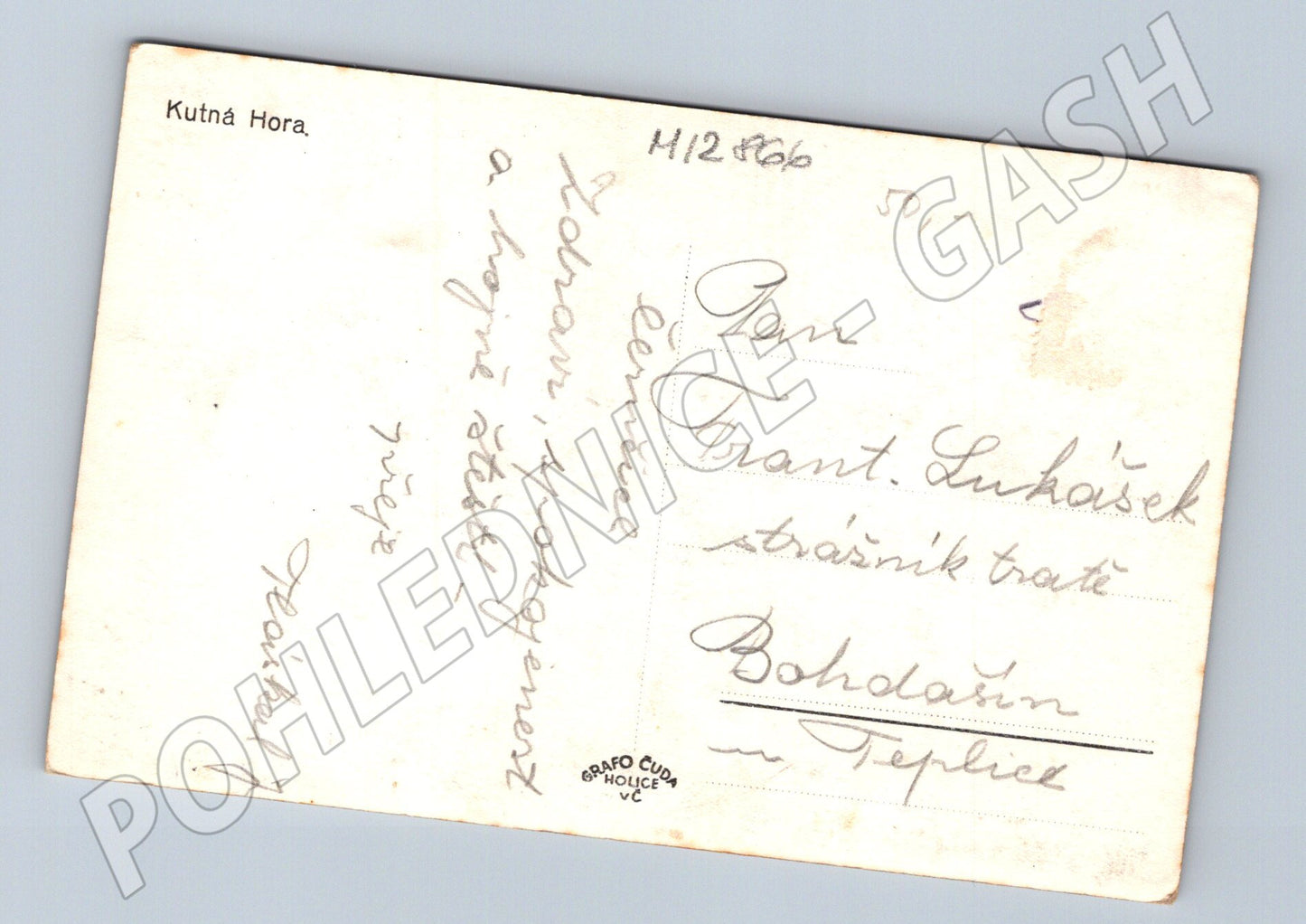 Pohlednice Kutná Hora chrám sv. Barbory historická 1946 (M12866)