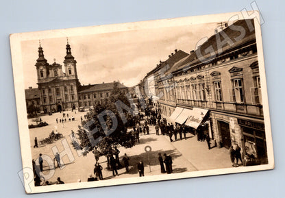 Pohlednice Uherské Hradiště náměstí historická cca 1920 (M12869)
