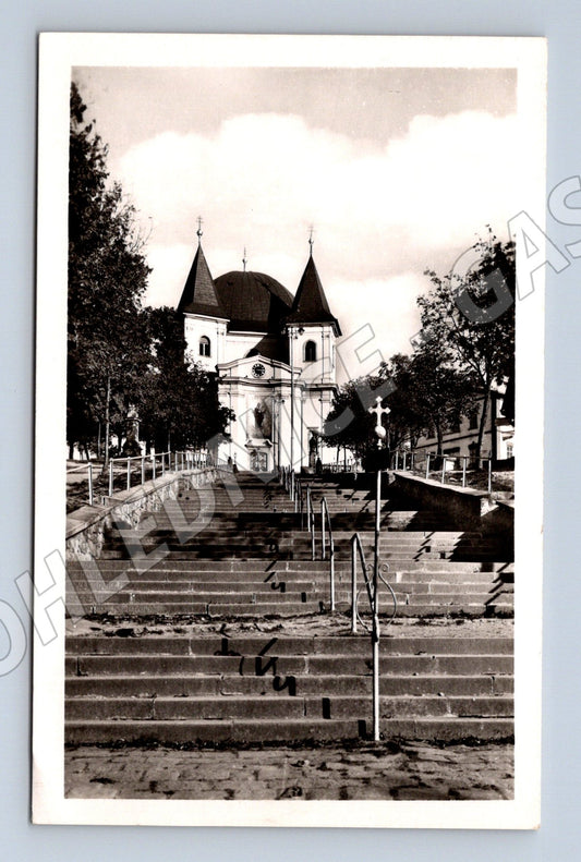 Pohlednice Svatý Hostýn bazilika schody malý formát (M12870)