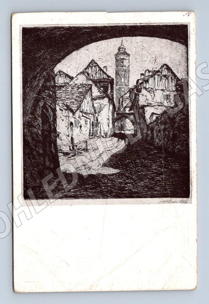 Pohlednice Domažlice Branka lept K. Wellner 1925 (M12876)
