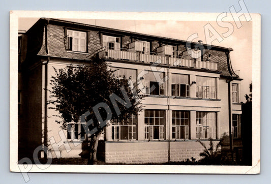 Pohlednice Lázně Velichovky lázeňský dům 1948 (M12877)