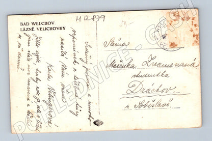 Pohlednice Lázně Velichovky historická do 1950 (M12879)