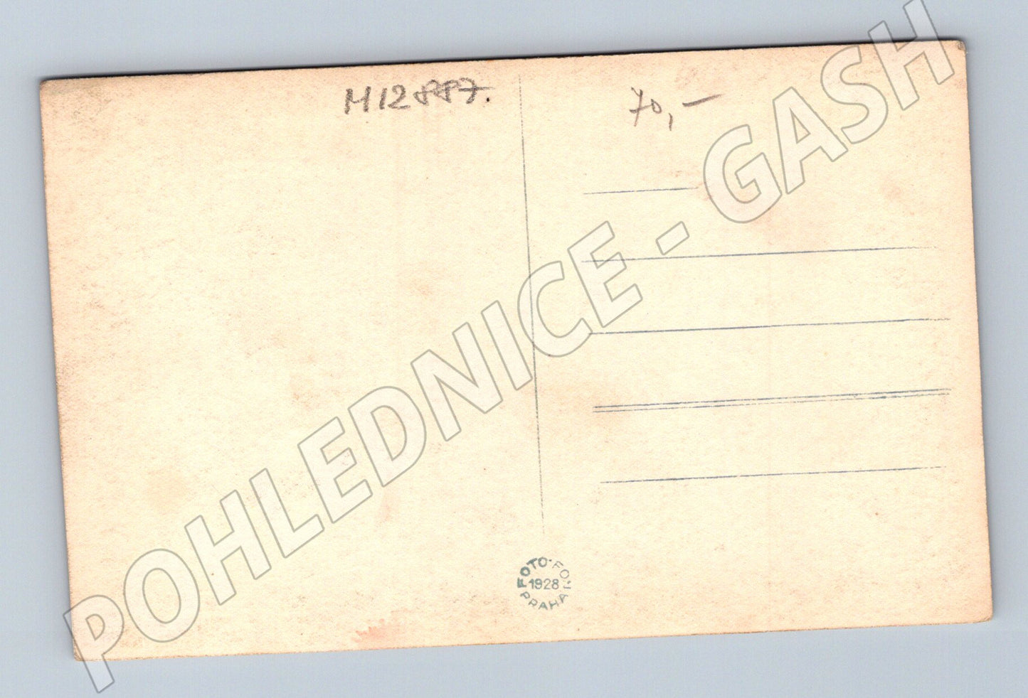 Pohlednice Chlumec nad Cidlinou historická 1928 (M12887)