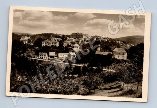 Pohlednice Rataje nad Sázavou hrad a město historická (M12889)