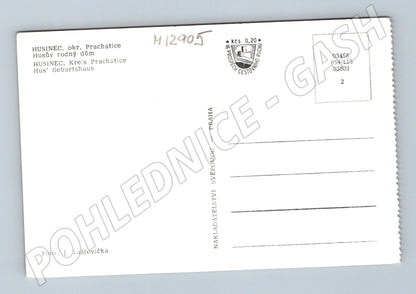Pohlednice Husinec rodný dům Jana Husa historická (M12905)