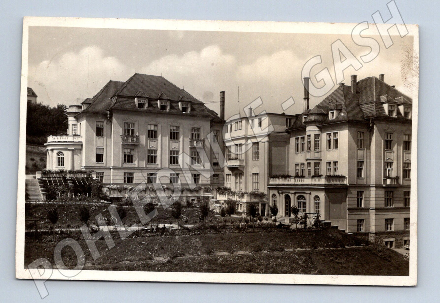 Pohlednice Teplice nad Bečvou sanatorium protektorát (M12909)