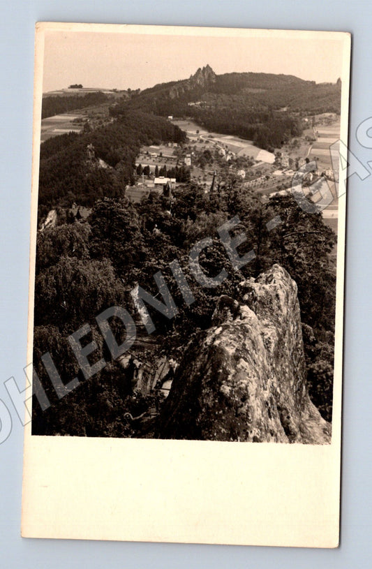 Pohlednice hrad Sloup ve skalách historická (M12932)