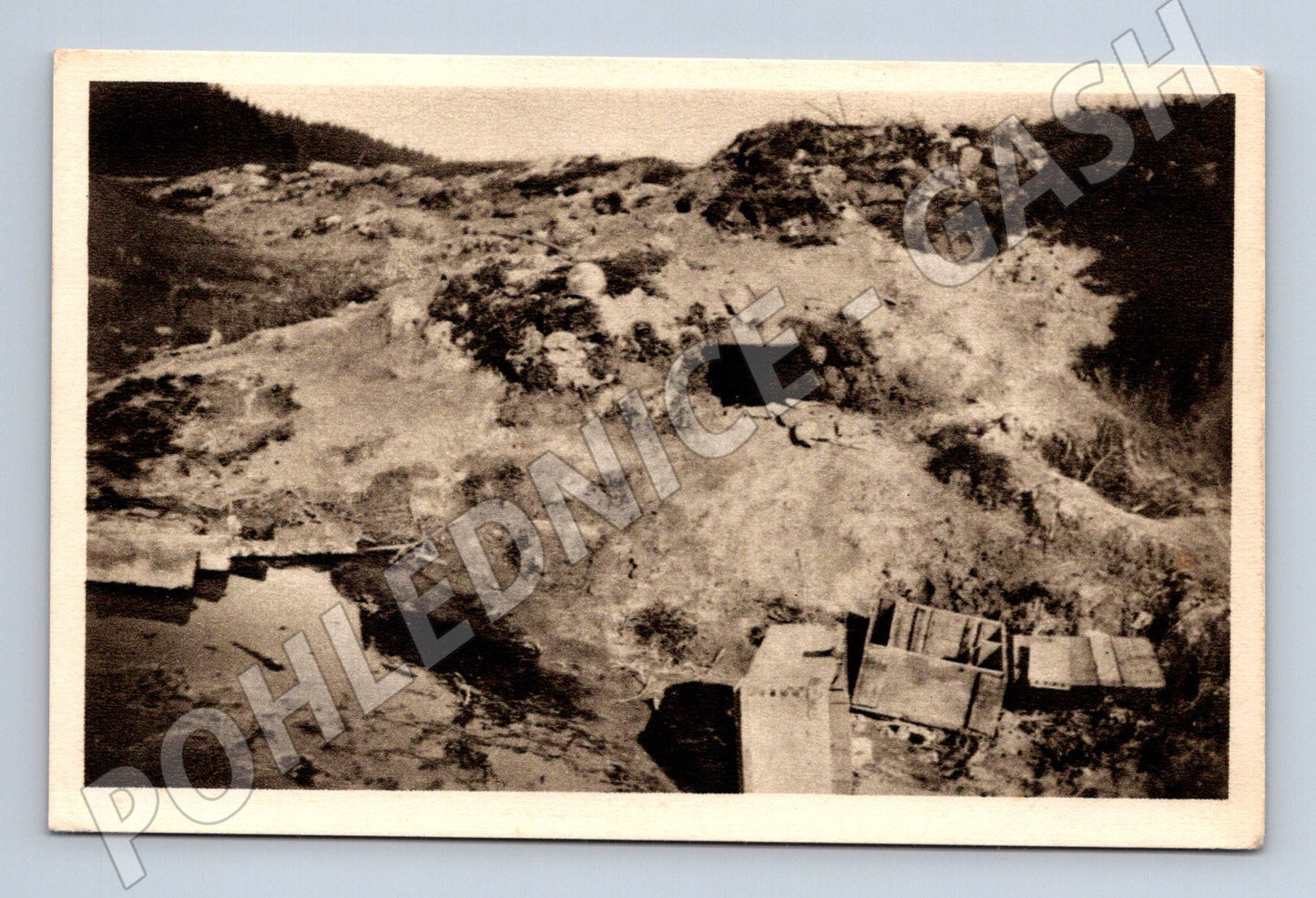Pohlednice Velká Polom 1945 druhá světová válka (M12936)