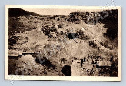Pohlednice Velká Polom 1945 druhá světová válka (M12936)