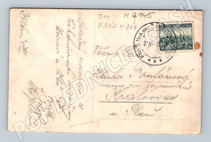 Pohlednice Tři Studně Vysočina 1945 použitá (M12945)