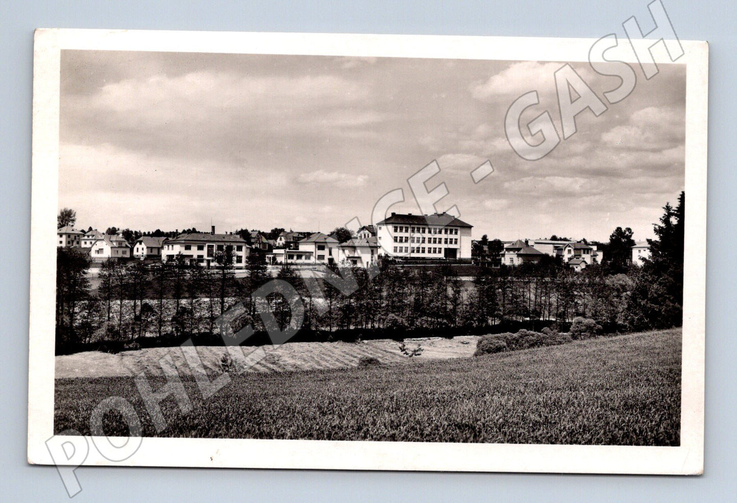 Pohlednice Bystřice nad Pernštejnem historická malý formát (M12947)