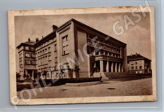 Pohlednice Sokolov kino a kulturní dům historická (M12948)