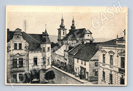 Pohlednice Kynšperk nad Ohří Náměstí dr. Ed. Beneše (M12949)