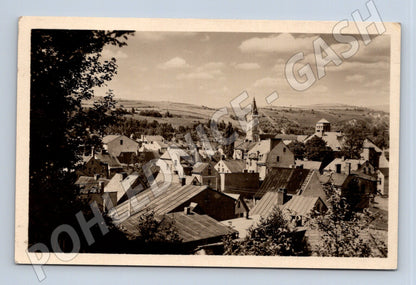 Pohlednice Kraslice panorama města (M12951)