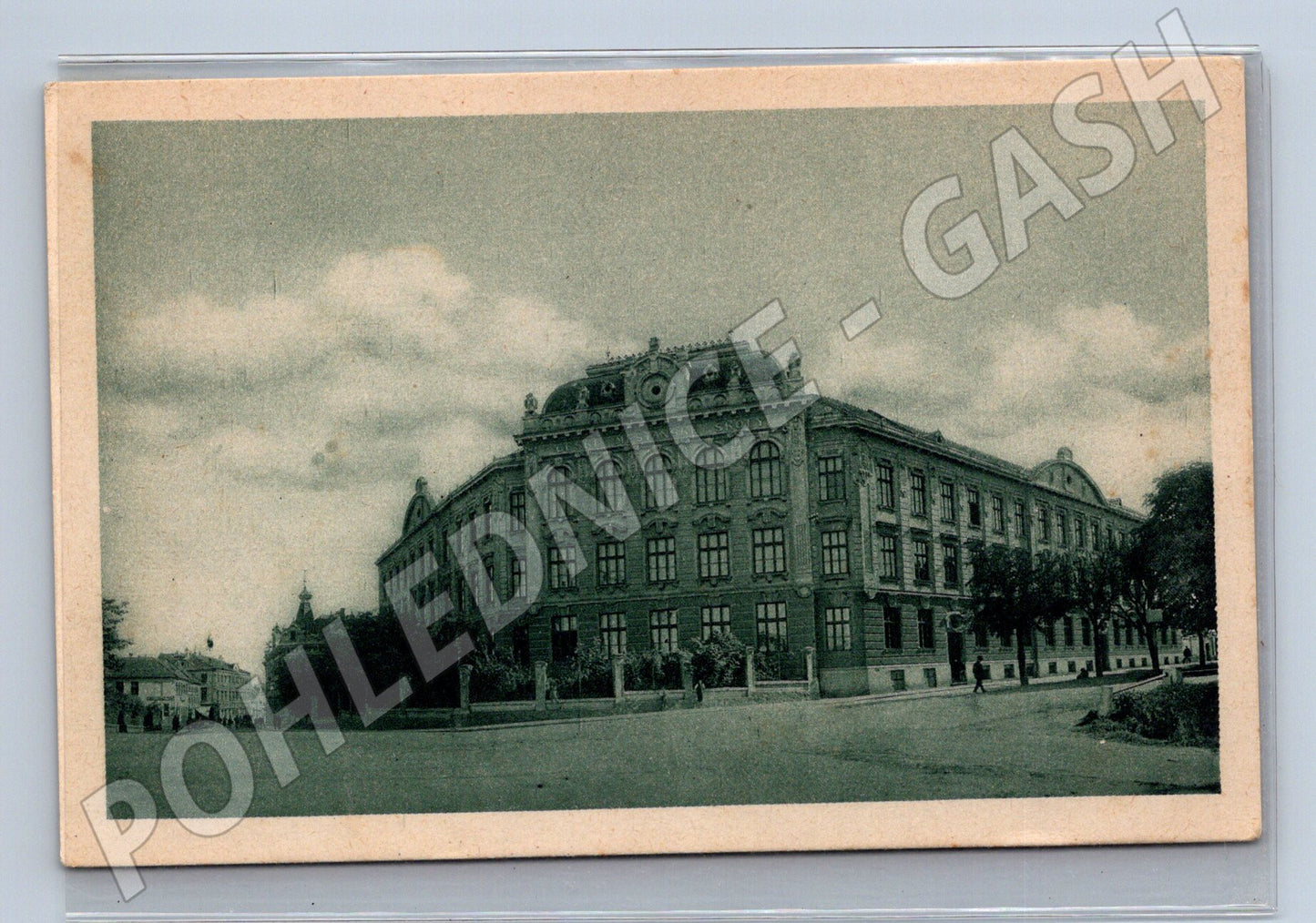 Pohlednice Vyškov měšťanské školy (M12956)