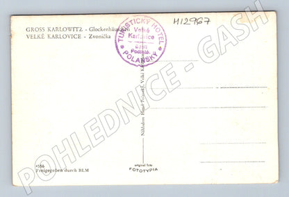 Pohlednice Zvonicka Velké Karlovice (M12967)