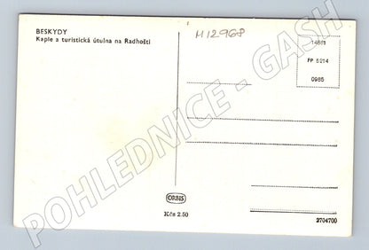 Pohlednice Beskydy Kaple a útulna na Radhošti (M12968)