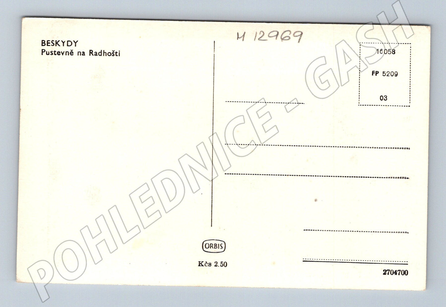 Pohlednice Beskydy Pustevny (M12969)