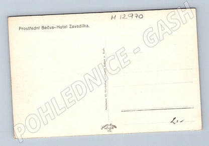 Pohlednice Hotel Zavadilka Prostřední Bečva (M12970)