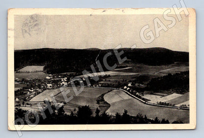 Pohlednice Vohančice celkový pohled 1949 (M12978)