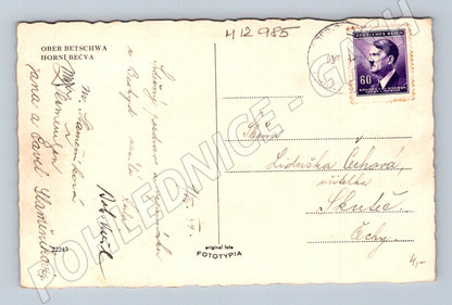 Pohlednice Horní Bečva 1944 (M12985)