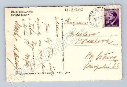 Pohlednice Horní Bečva Moravskoslezské Beskydy (M12986)