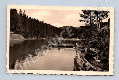 Pohlednice Velké Karlovice Jezero (M12997)