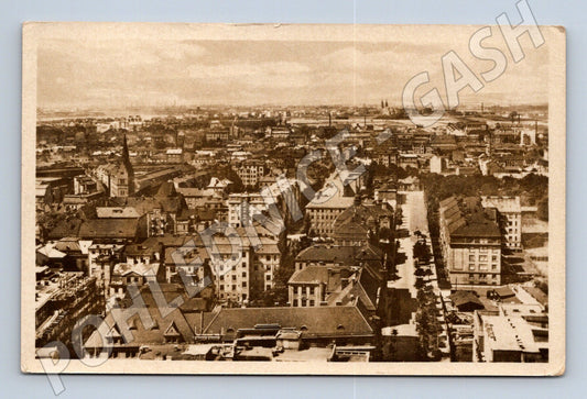 Pohlednice Ostrava historická, letecký pohled (M13010)