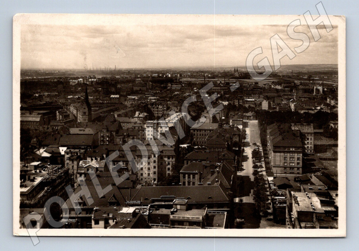 Pohlednice Moravská Ostrava celkový pohled (M13014)