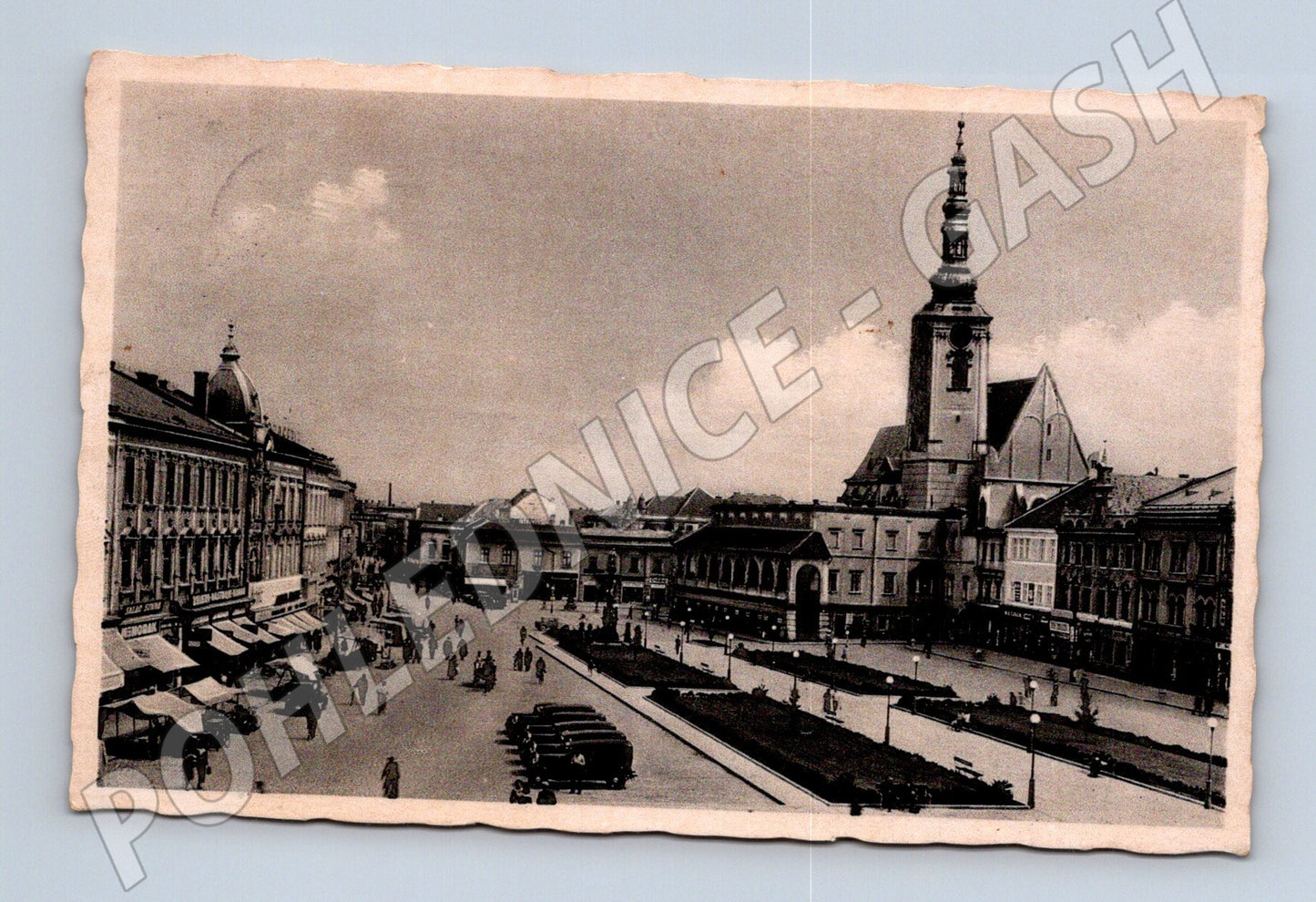 Pohlednice Hlavní náměstí Prostějov (M13015)