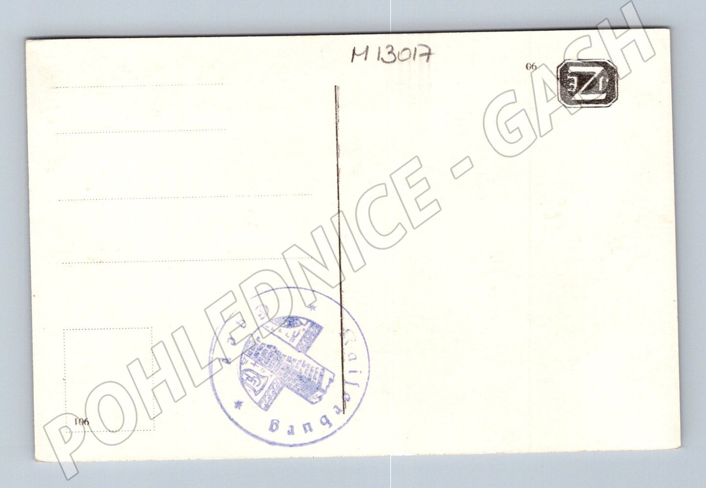 Pohlednice Černá věž Cheb (M13017)